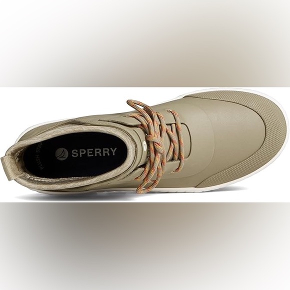 NWT Women’s Size 12 Sperry Torrent Olive Green Chelsea Rain Boots - Picture 13 of 16